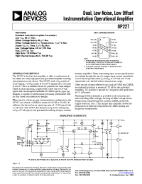 Datasheet OP227EY производства Analog Devices